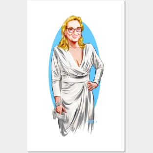 Meryl Streep - An illustration by Paul Cemmick Posters and Art